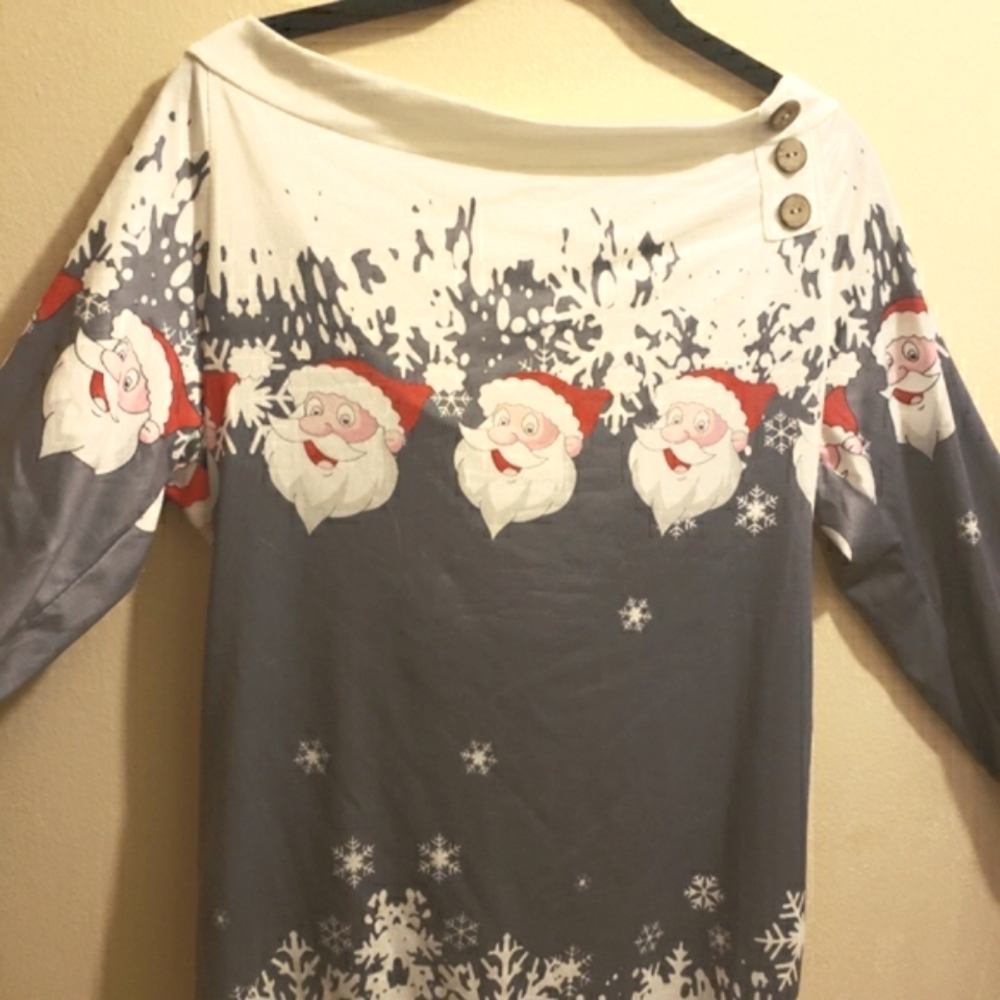 "Ugly" Xmas Sweater / Tunic NWOT - Picture 2 of 5
